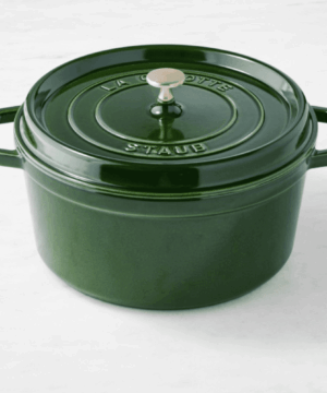 Landis/Phifer Staub Round Cocotte in Basil 7 qt.